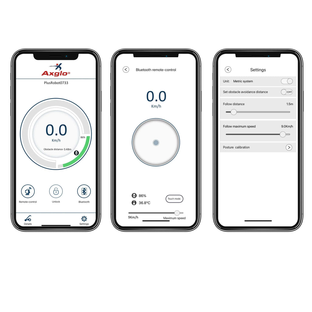 Axglo e5 Follow - Electric Golf Push Cart