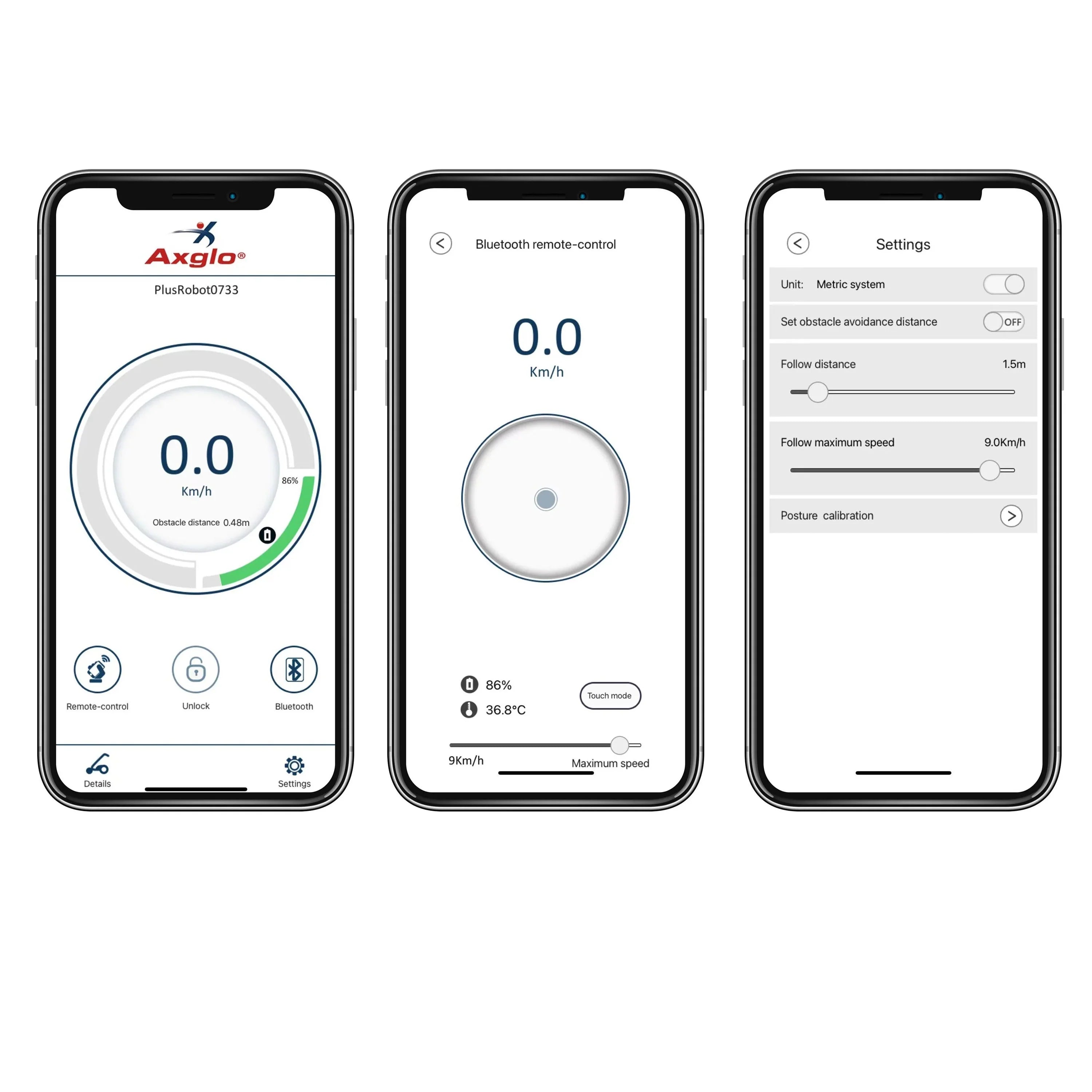 Axglo e5 Follow - Electric Golf Push Cart