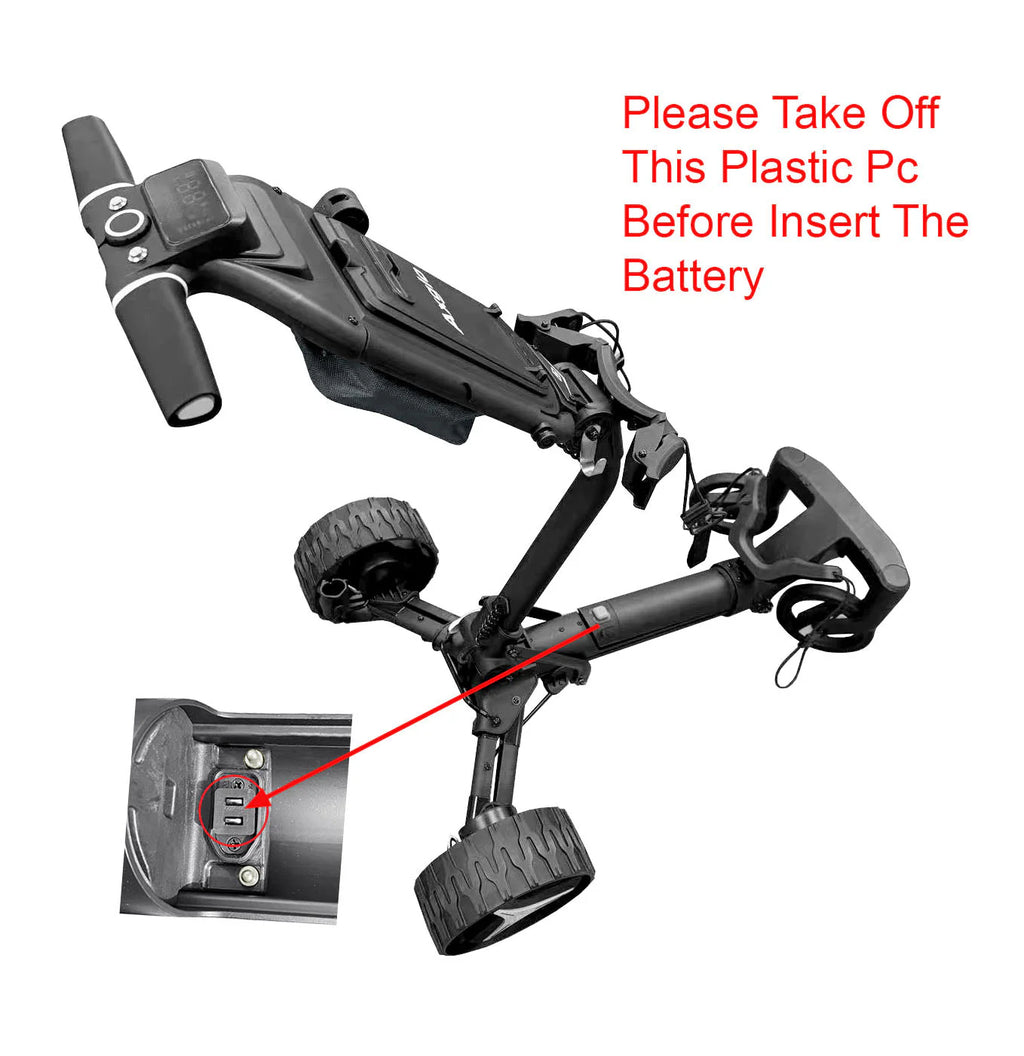 Axglo e5 Follow - Electric Golf Push Cart